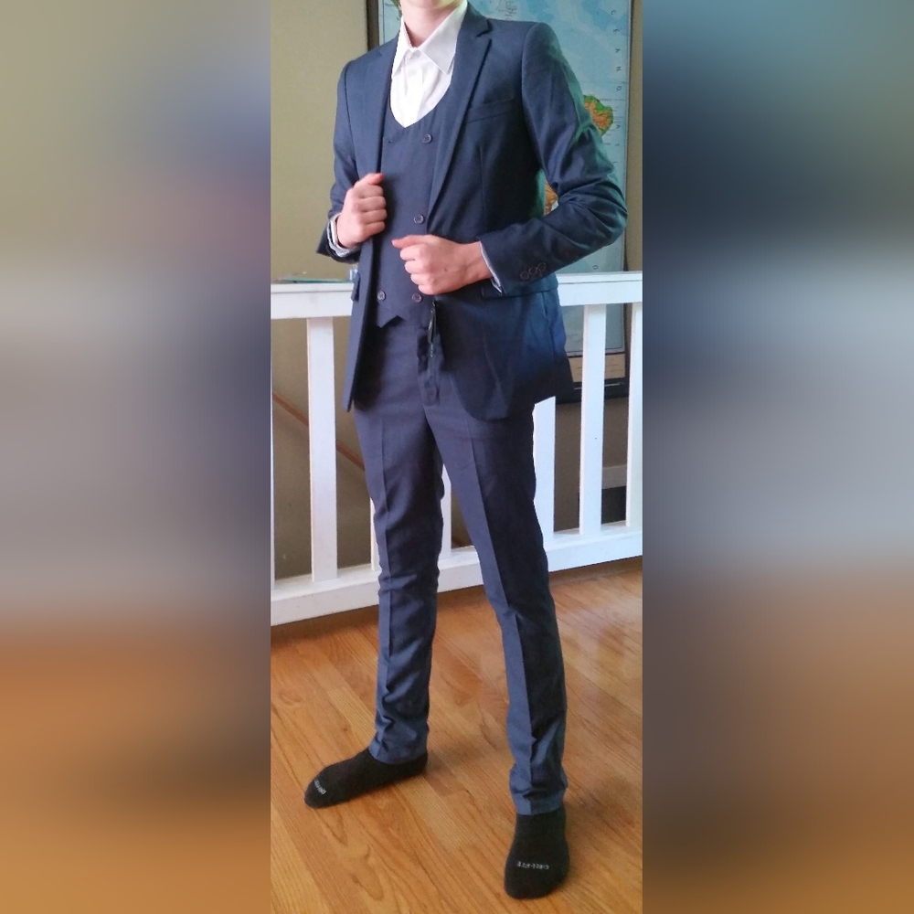 Boys Blue Suit - Classic Three-Piece